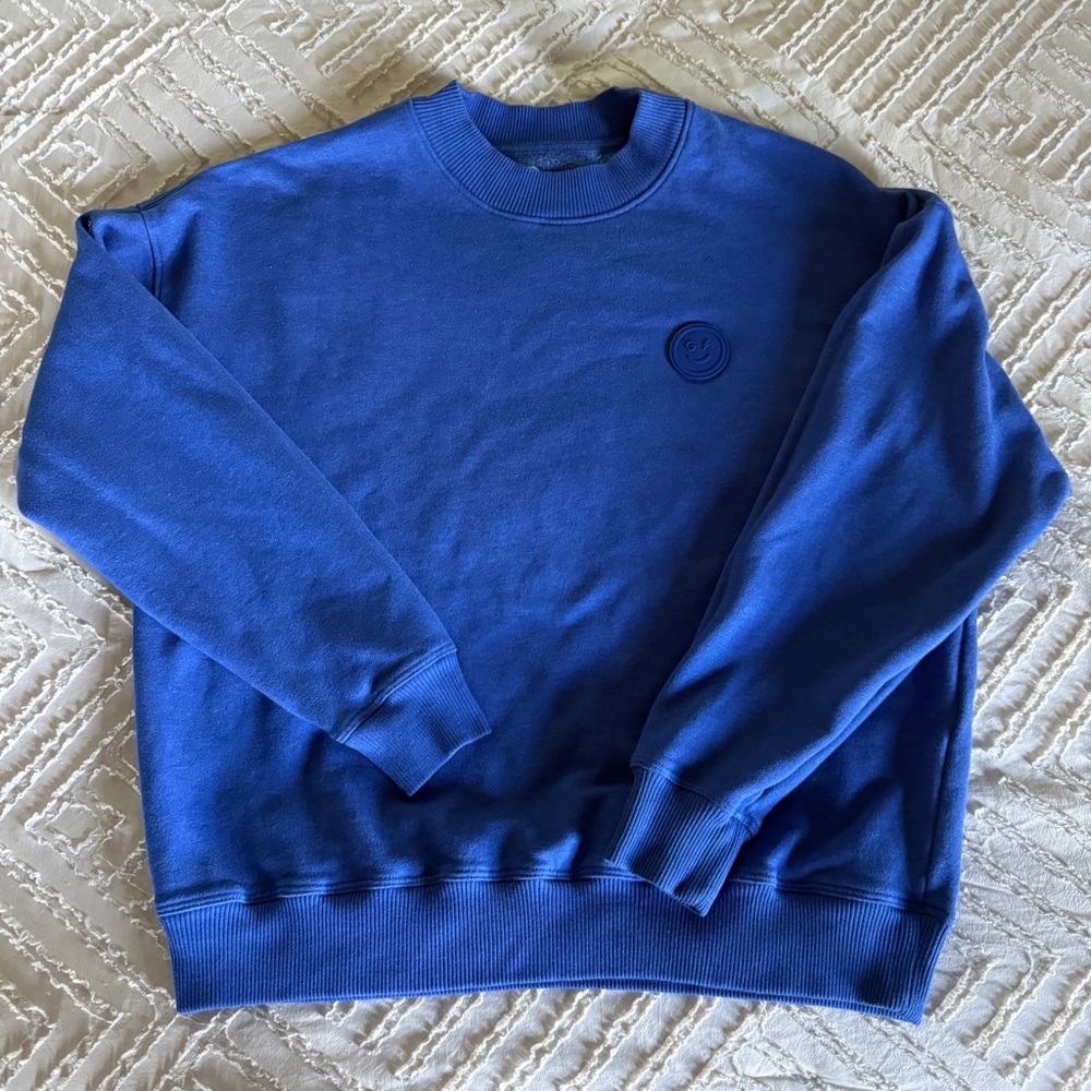 Gilly Hicks Blue Crewneck Sweater, sz Small